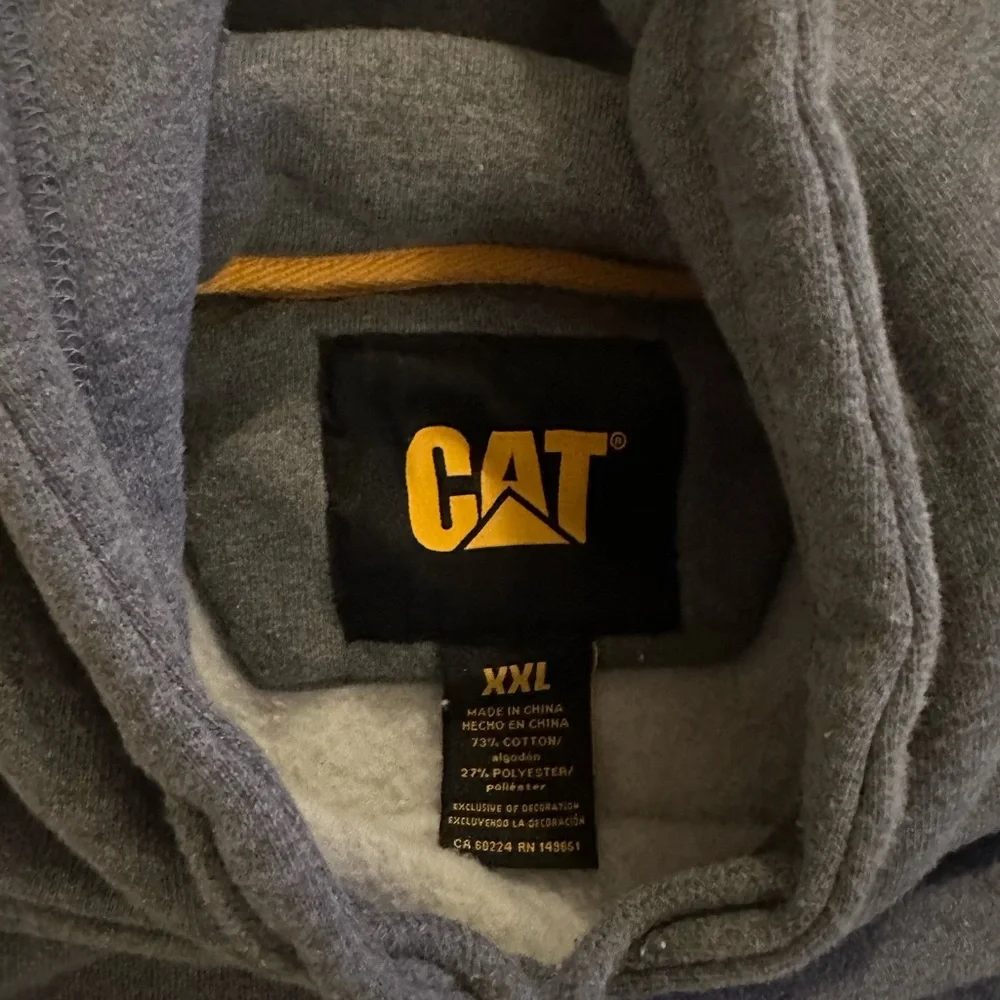 Men’s Caterpillar heavy Weight Hoodie Gray size XXL - Picture 5 of 13